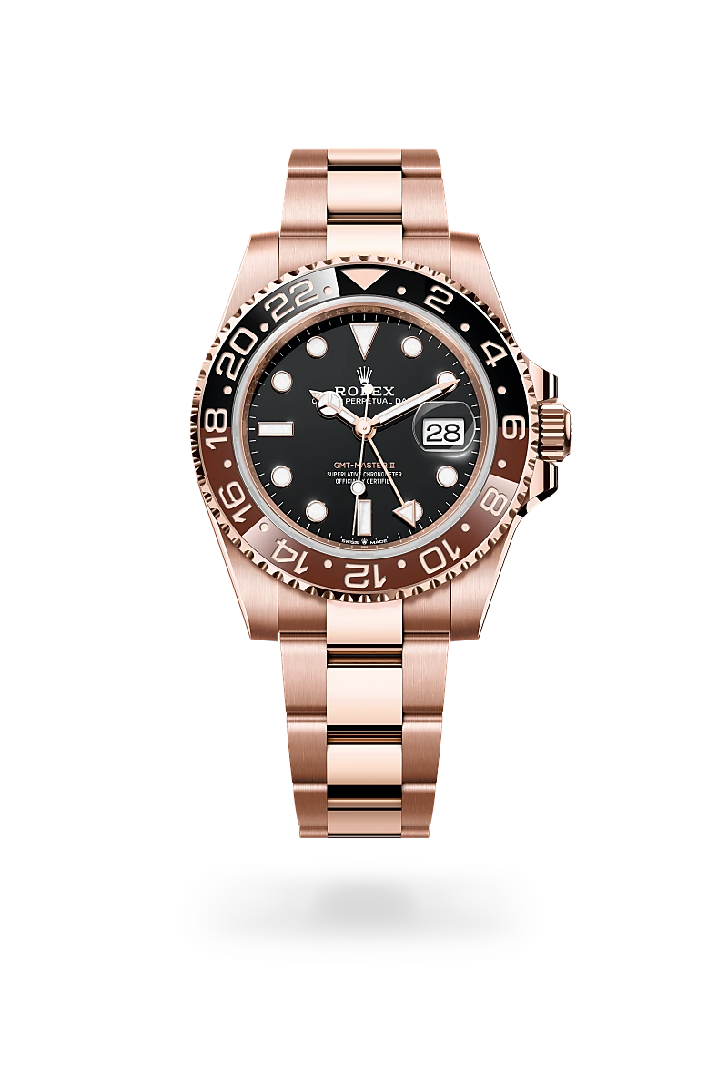 rolex gmt-master ii in 18 ct everose gold, m126715chnr-0001 - Date & Time
