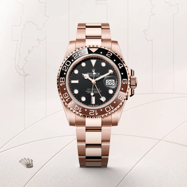 rolex gmt-master ii in 18 ct everose gold, m126715chnr-0001 - Date & Time
