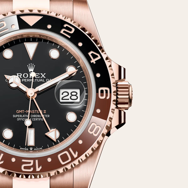rolex gmt-master ii in 18 ct everose gold, m126715chnr-0001 - Date & Time