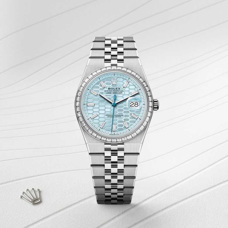 Rolex Land-Dweller 36 in Platinum, M127286TBR-0001 | Date & Time Rolex Land-Dweller 36 in Platinum, M127286TBR-0001 | Date & Time
