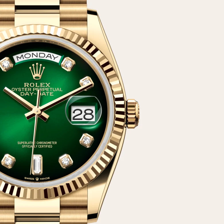 rolex day-date in 18 ct yellow gold, m128238-0069 - Date & Time