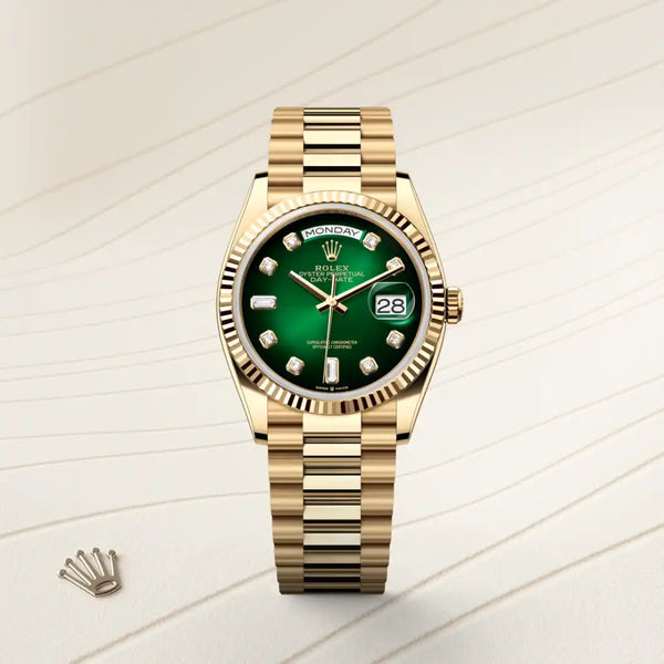 rolex day-date in 18 ct yellow gold, m128238-0069 - Date & Time