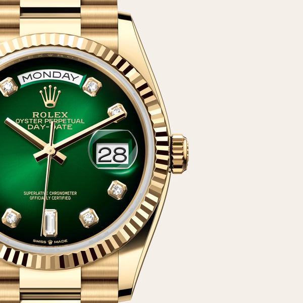 rolex day-date in 18 ct yellow gold, m128238-0069 - Date & Time