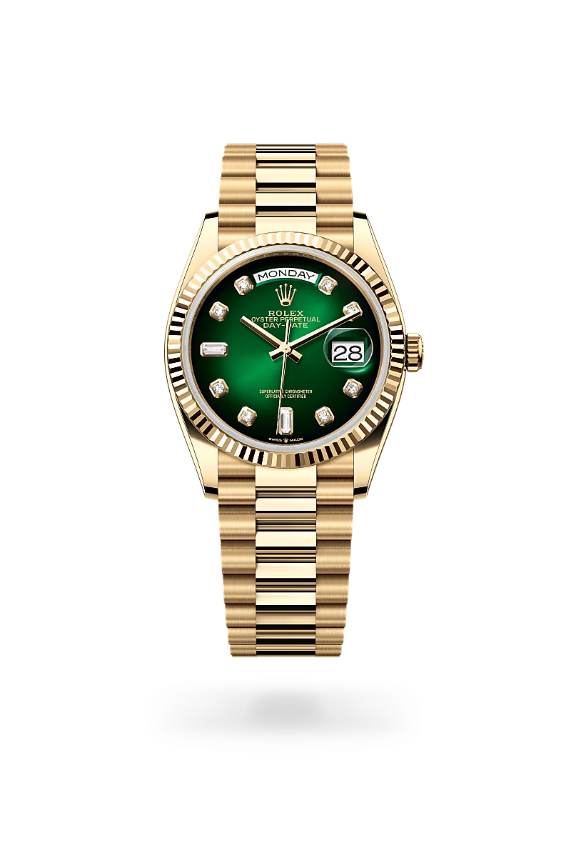 rolex day-date in 18 ct yellow gold, m128238-0069 - Date & Time
