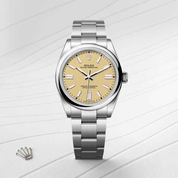 rolex oyster perpetual in oystersteel, m134300-0007 - Date & Time
