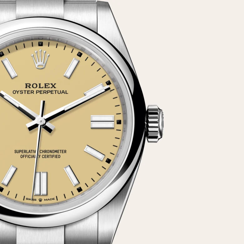 rolex oyster perpetual in oystersteel, m134300-0007 - Date & Time