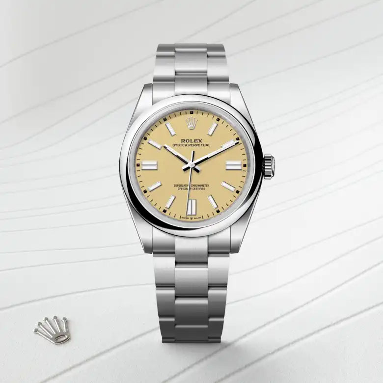 rolex oyster perpetual in oystersteel, m134300-0007 - Date & Time