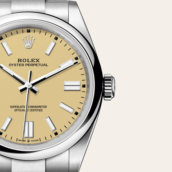 rolex oyster perpetual in oystersteel, m134300-0007 - Date & Time