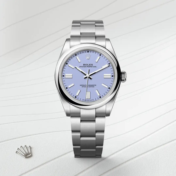 rolex oyster perpetual in oystersteel, m134300-0012 - Date & Time