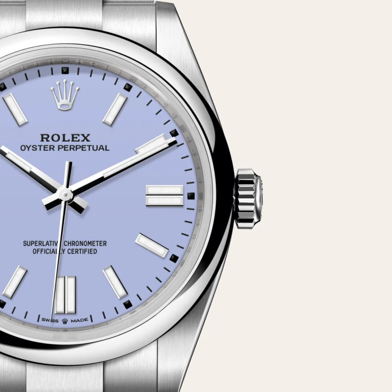 rolex oyster perpetual in oystersteel, m134300-0012 - Date & Time