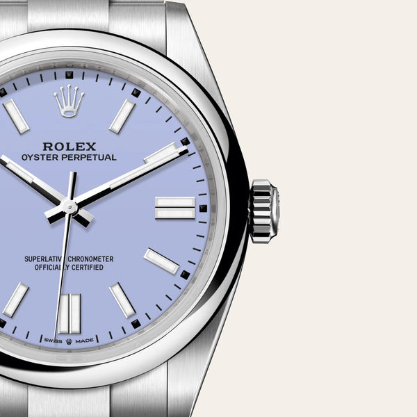 rolex oyster perpetual in oystersteel, m134300-0012 - Date & Time