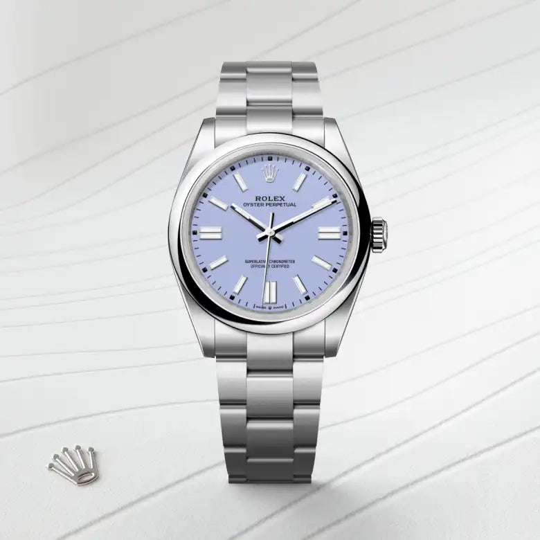 rolex oyster perpetual in oystersteel, m134300-0012 - Date & Time