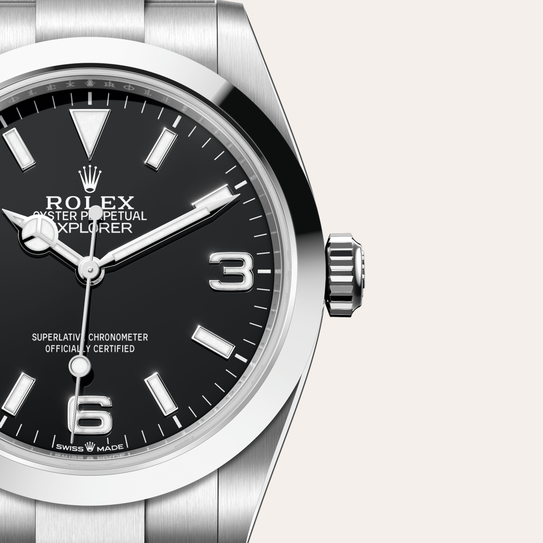 Rolex Explorer 40 in Oystersteel, M224270-0001 | Date & Time Rolex Explorer 40 in Oystersteel, M224270-0001 | Date & Time
