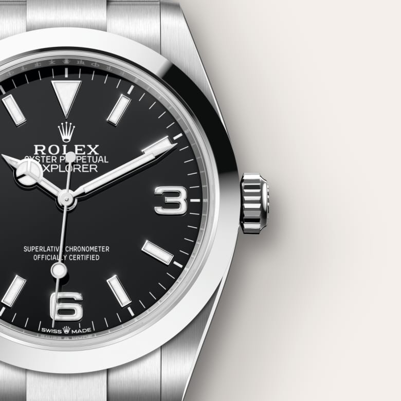 Rolex Explorer 40 in Oystersteel, M224270-0001 | Date & Time