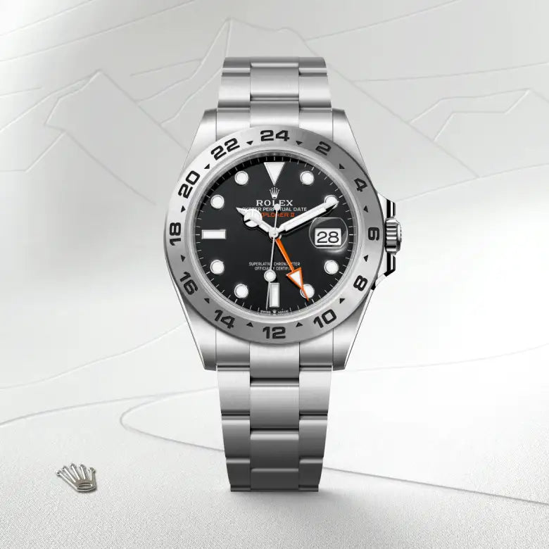 rolex explorer ii in oystersteel, m226570-0002 - Date & Time