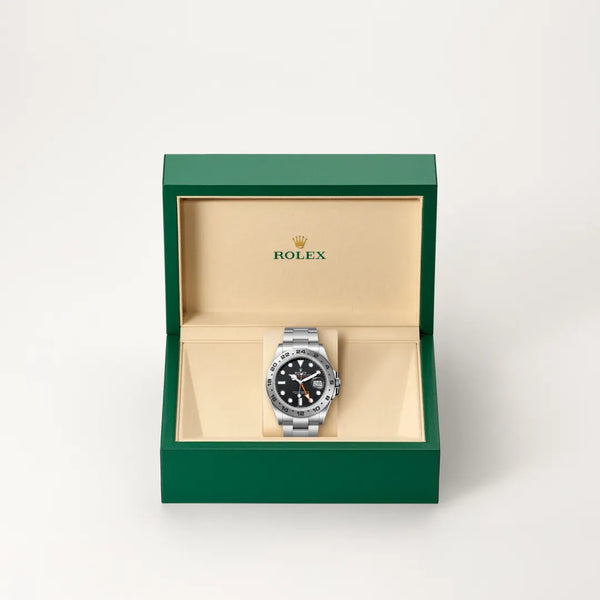 rolex explorer ii in oystersteel, m226570-0002 - Date & Time