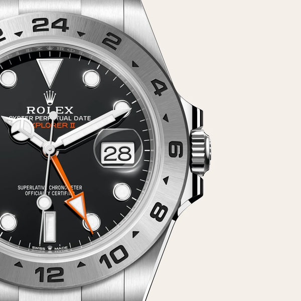 rolex explorer ii in oystersteel, m226570-0002 - Date & Time