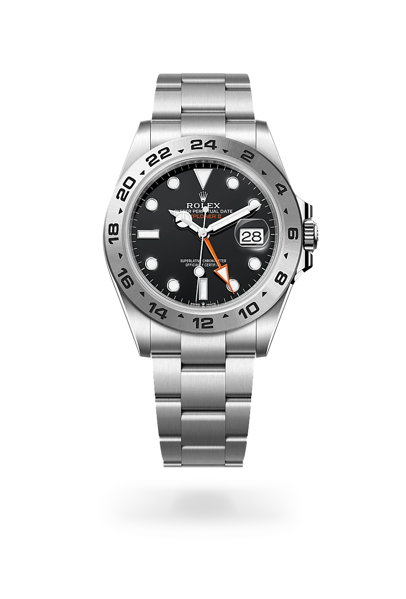 rolex explorer ii in oystersteel, m226570-0002 - Date & Time