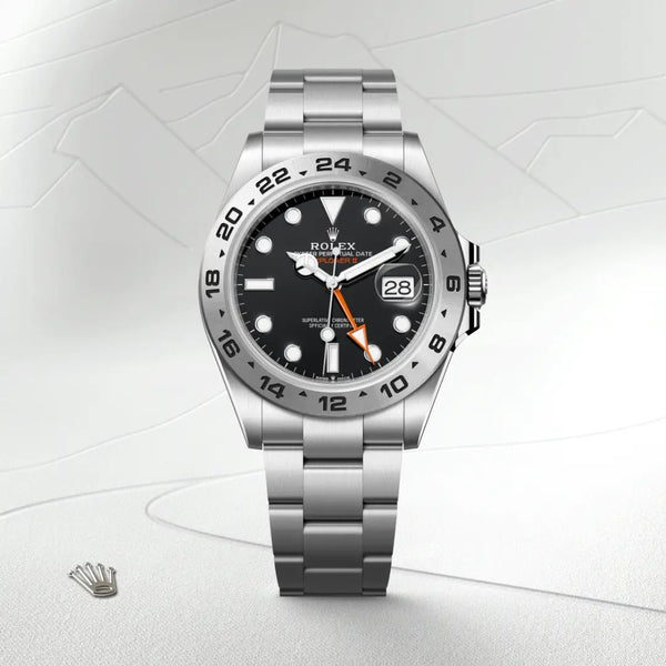 rolex explorer ii in oystersteel, m226570-0002 - Date & Time