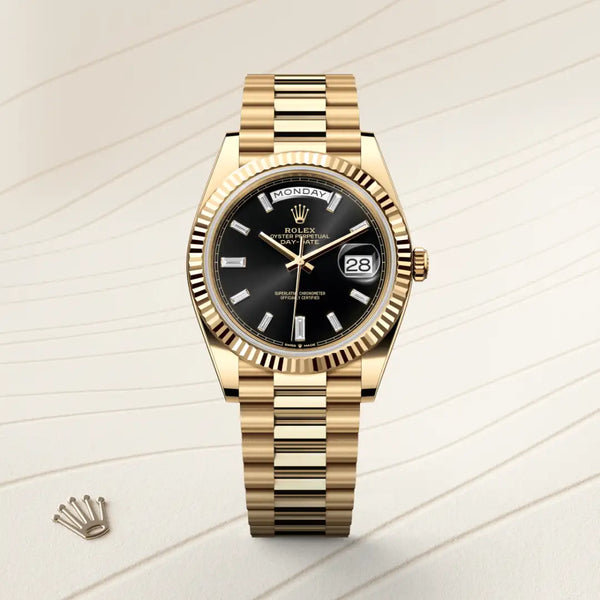 rolex day-date in 18 ct yellow gold, m228238-0004 - Date & Time
