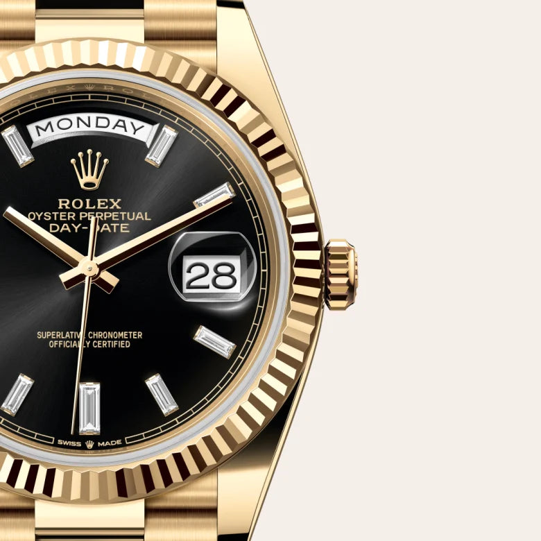 rolex day-date in 18 ct yellow gold, m228238-0004 - Date & Time