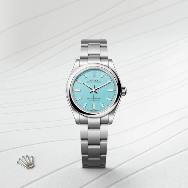 rolex oyster perpetual in oystersteel, m277200-0007 - Date & Time