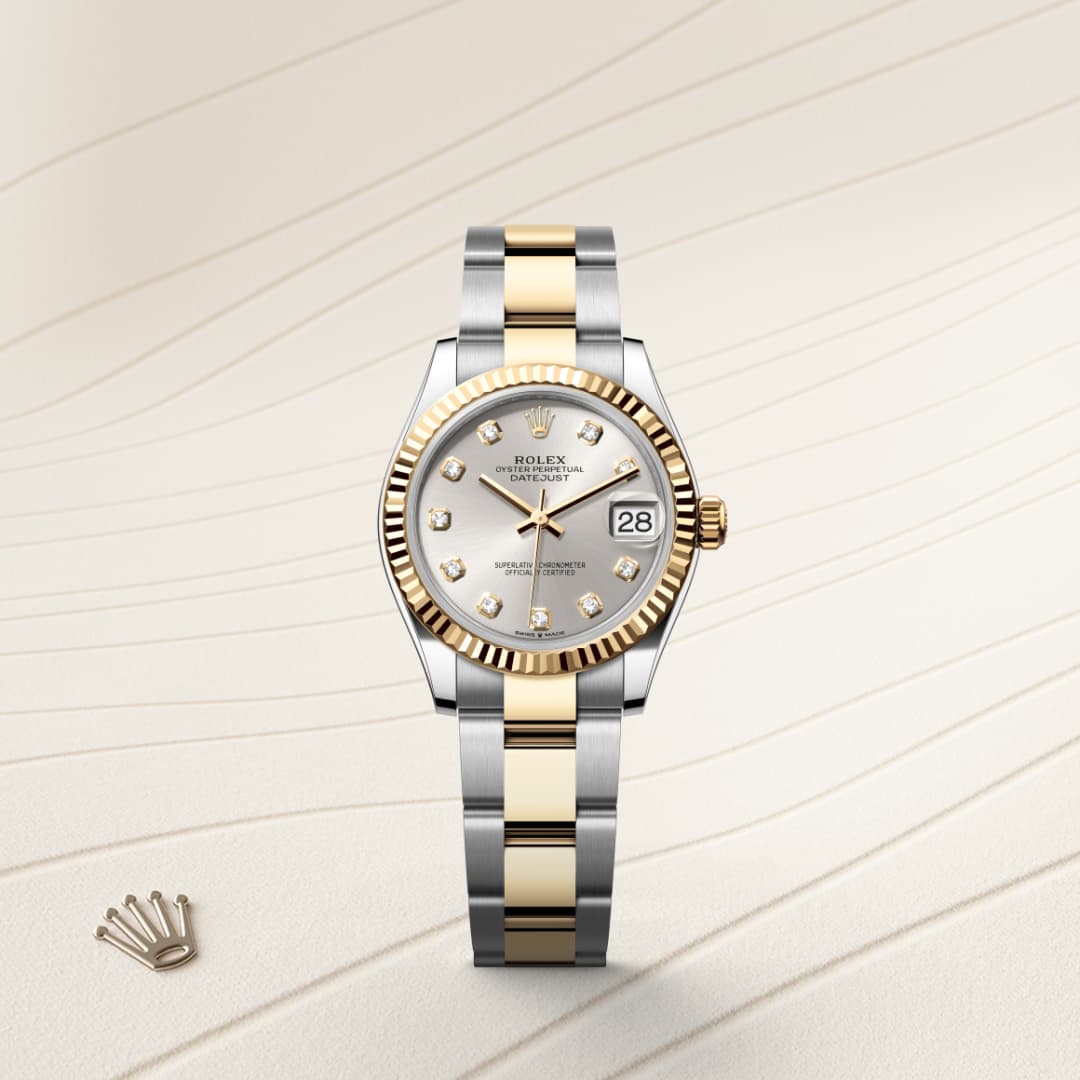 Rolex Datejust 31 in Yellow Rolesor - combination of Oystersteel