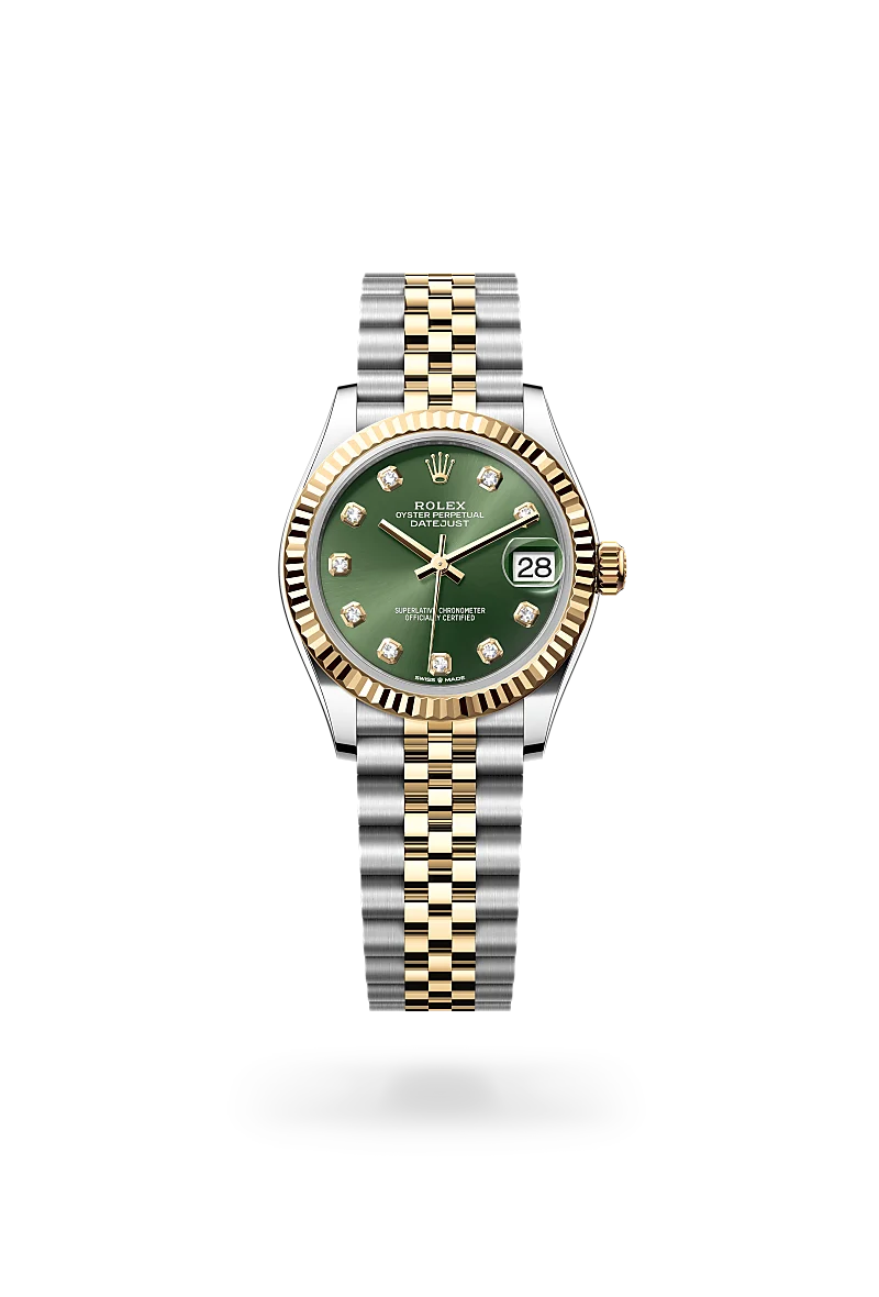 rolex datejust in yellow rolesor - combination of oystersteel and yellow gold, m278273-0030 - Date & Time