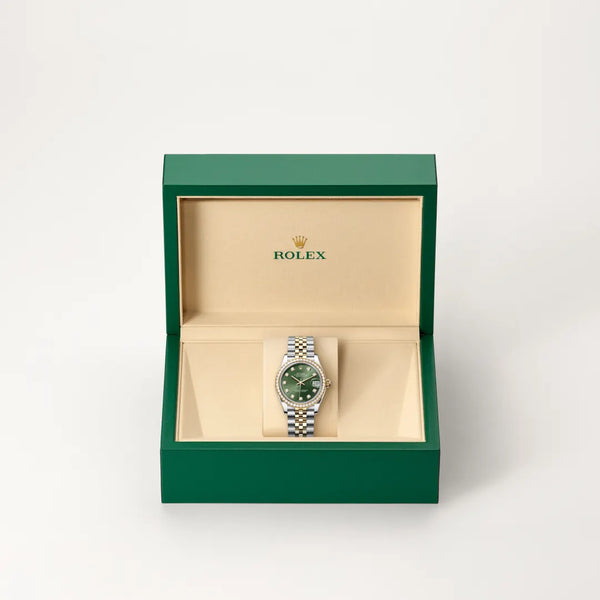 rolex datejust in yellow rolesor - combination of oystersteel and yellow gold, m278383rbr-0030 - Date & Time