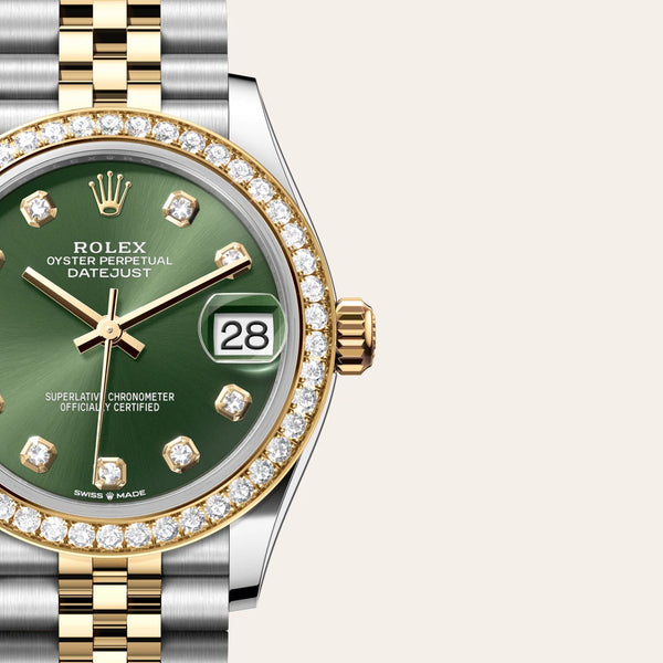 rolex datejust in yellow rolesor - combination of oystersteel and yellow gold, m278383rbr-0030 - Date & Time