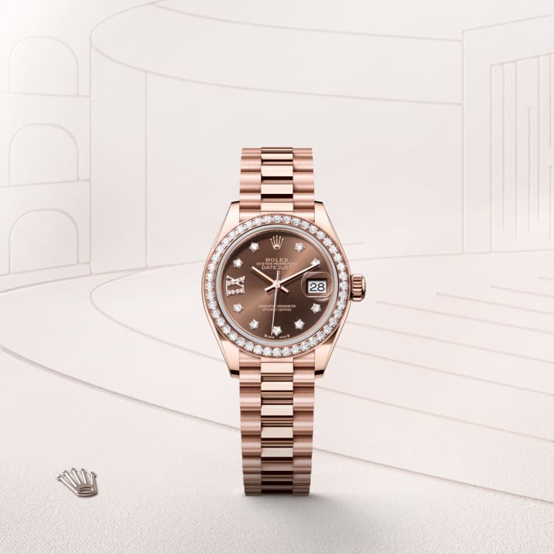 Rolex Lady-Datejust in 18 ct Everose gold, M279135RBR-0001 | Date