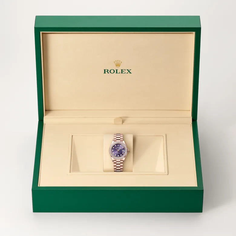 rolex lady-datejust in 18 ct everose gold, m279135rbr-0020 - Date & Time