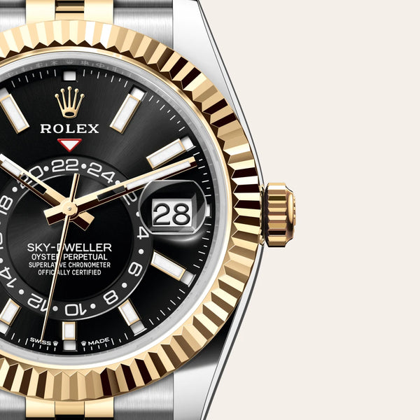 rolex sky-dweller in yellow rolesor - combination of oystersteel and yellow gold, m336933-0004 - Date & Time