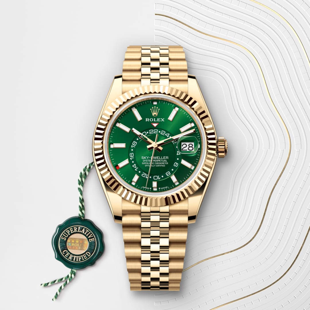 Rolex Sky-Dweller in 18 ct yellow gold, M336938-0008 | Date & Time
