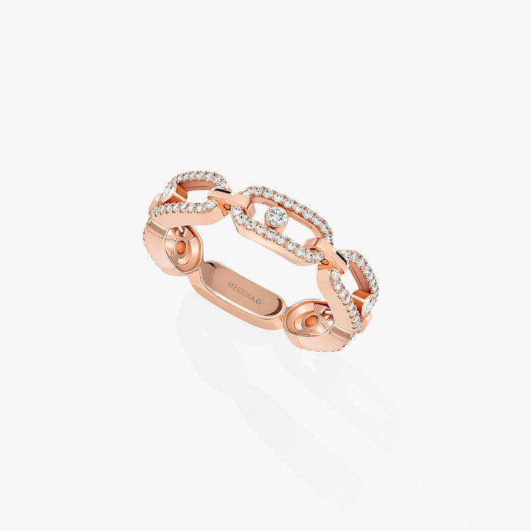 Pink Gold Diamond Ring