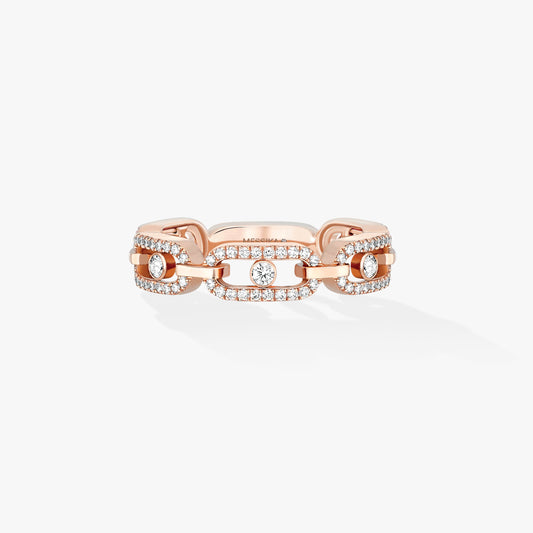 Pink Gold Diamond Ring