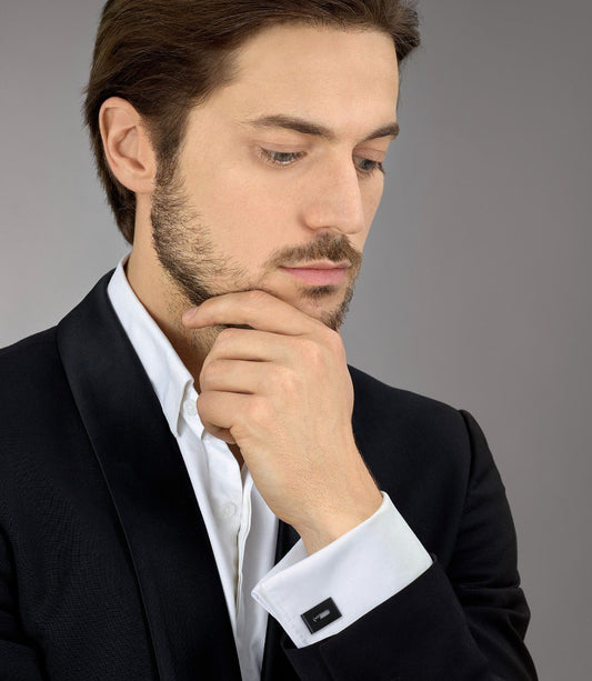 Black Titanium Diamond Cufflinks