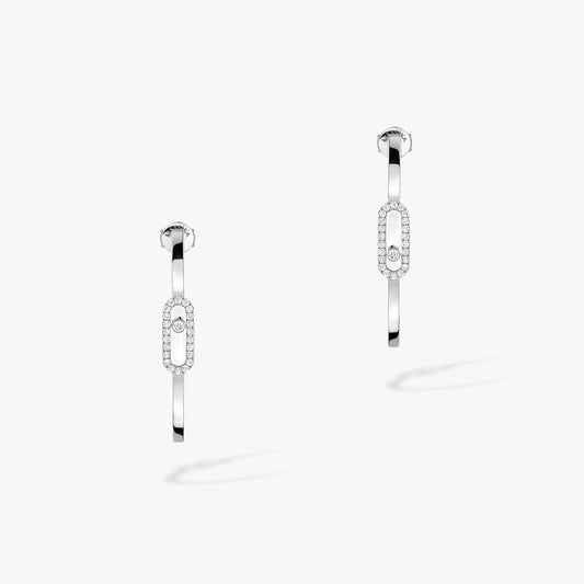 White Gold Diamond Earrings