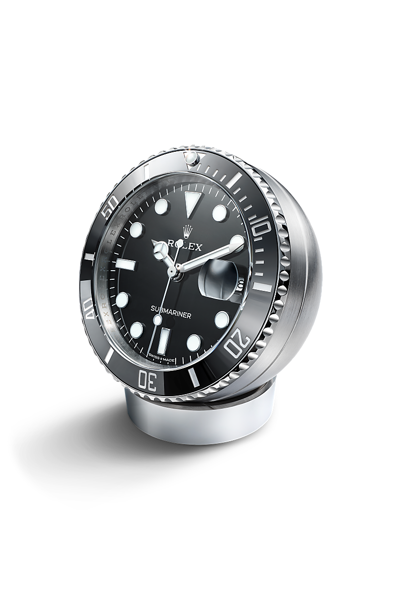 Rolex Submariner Date desk clock in Stainless steel, C909010LN-0001 at Date & Time