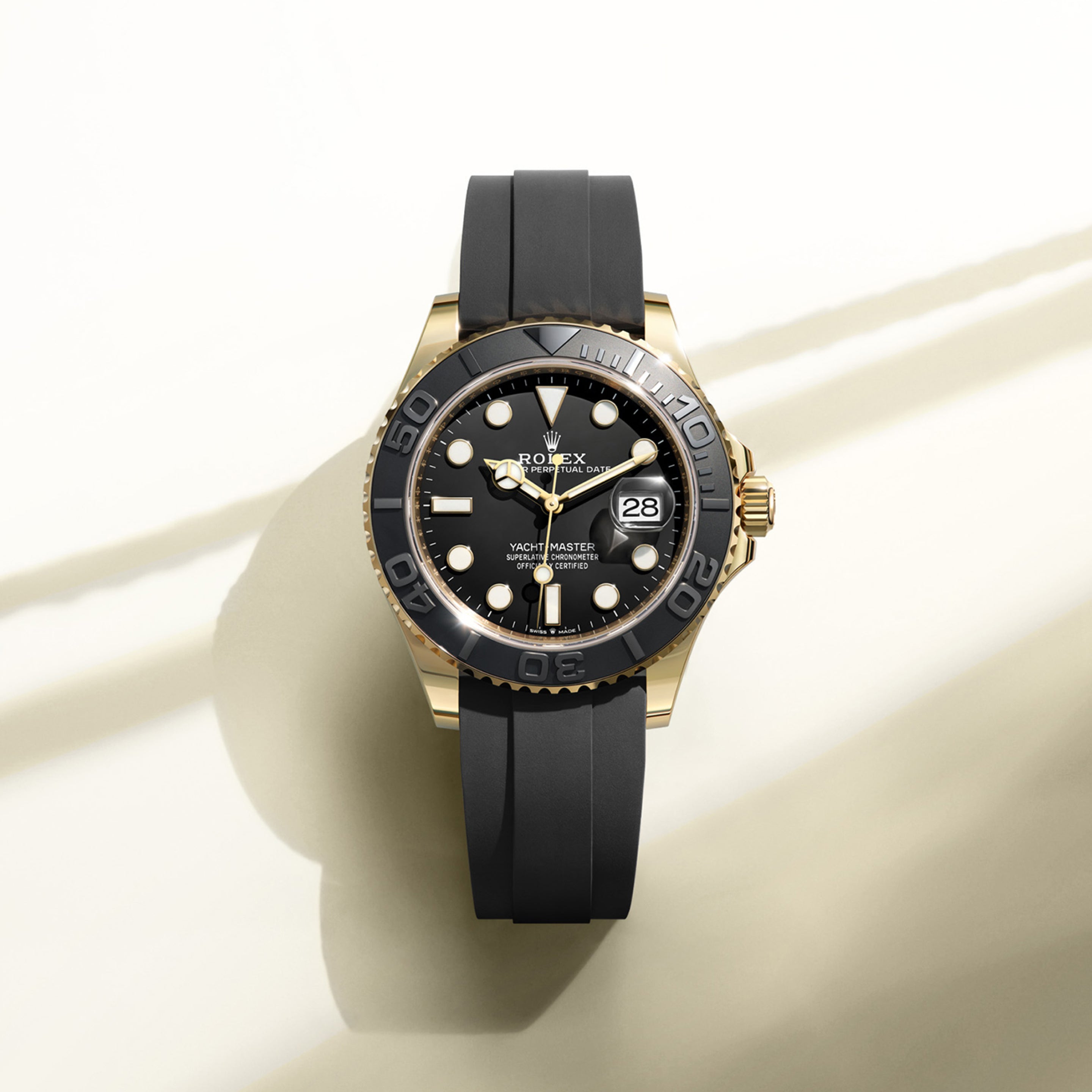 Rolex Yacht-Master 42 in Flexible metal blades overmoulded with