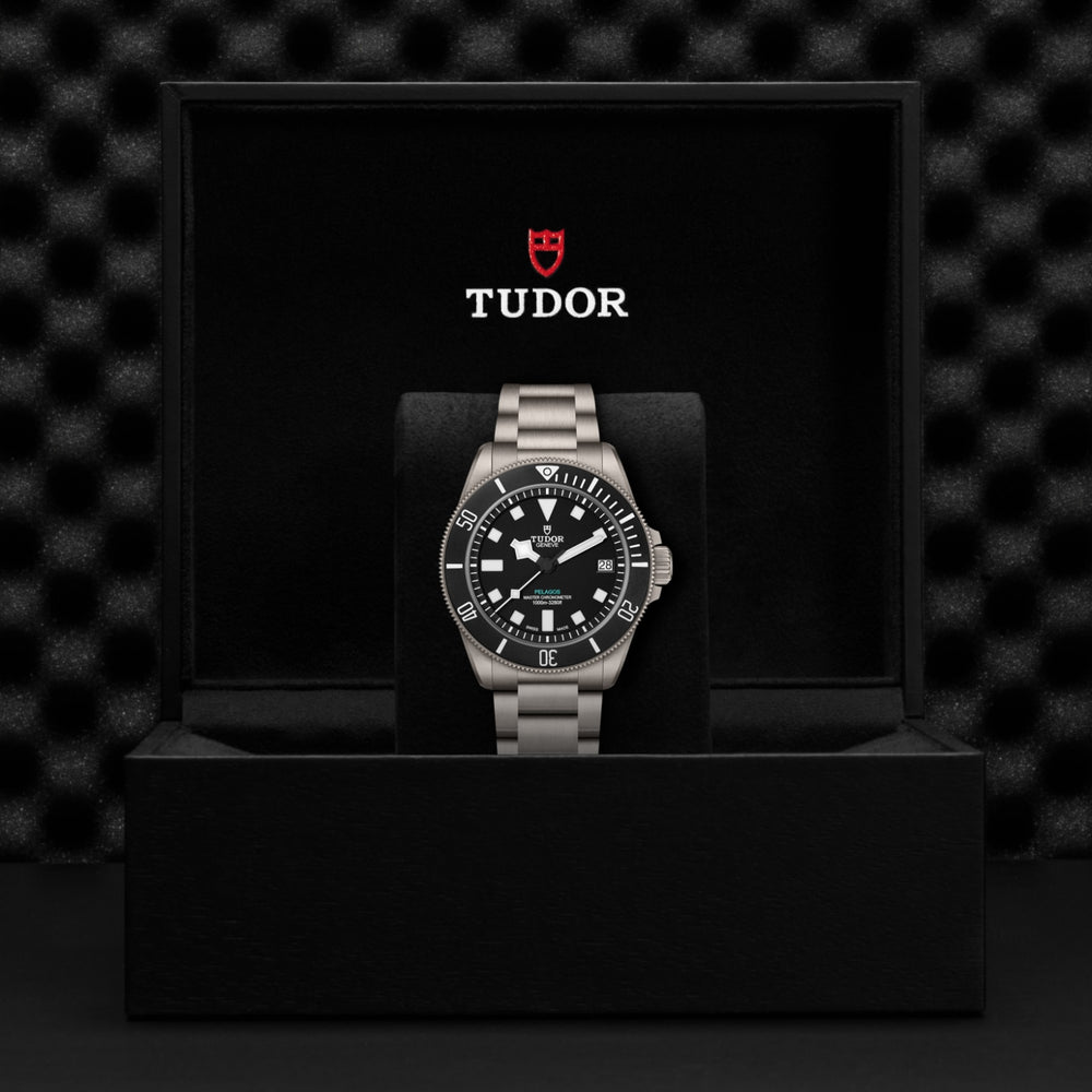 Tudor watch in its presentation box