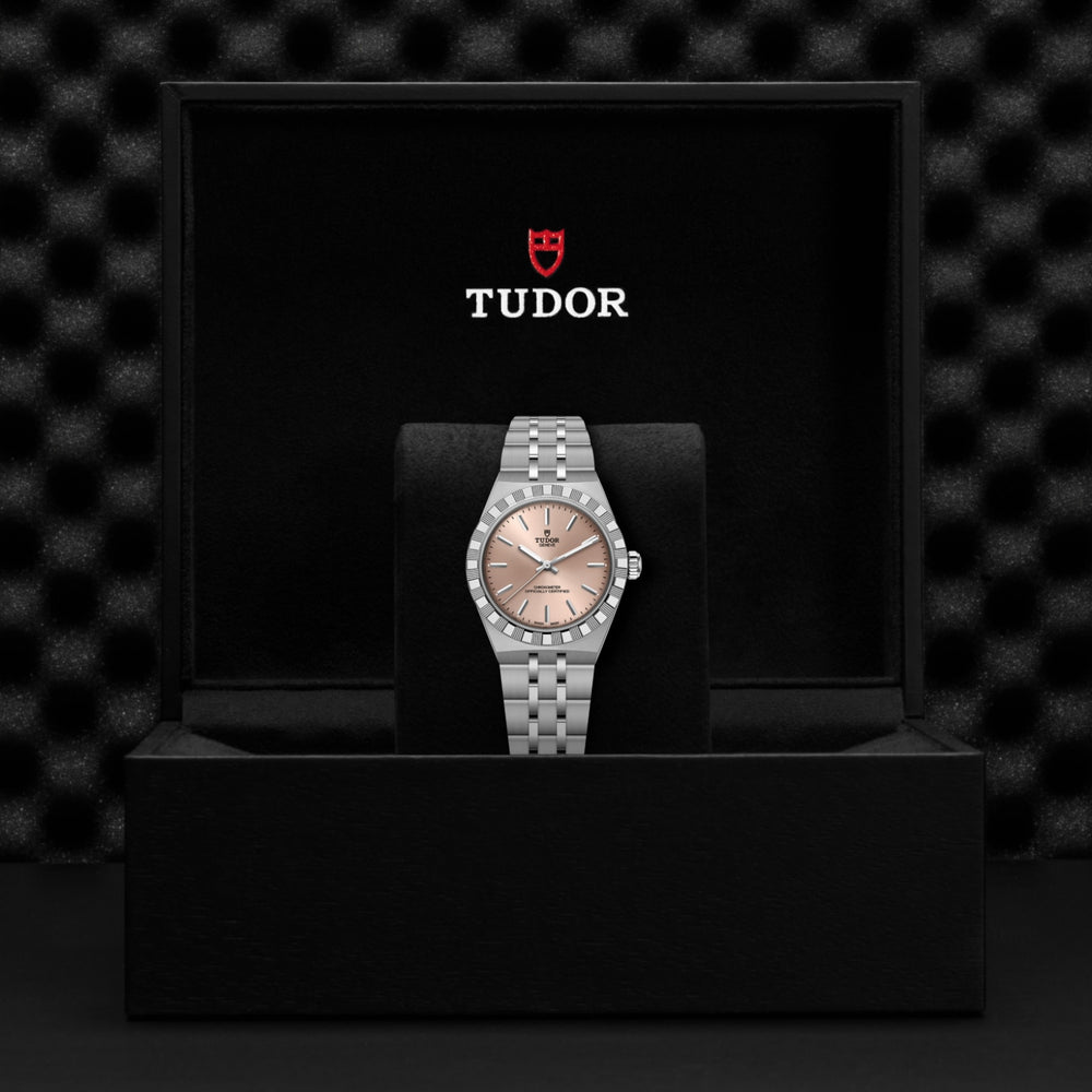 Tudor watch in its presentation box