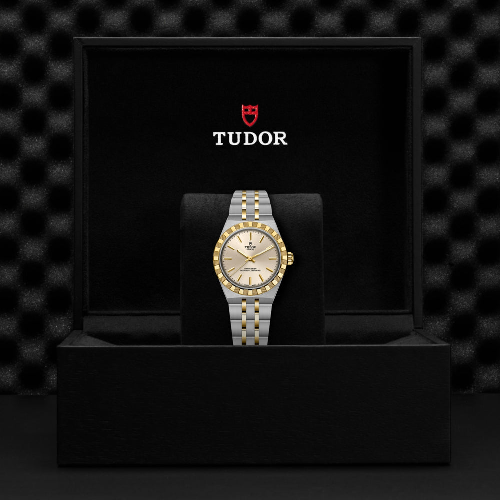 Tudor watch in its presentation box