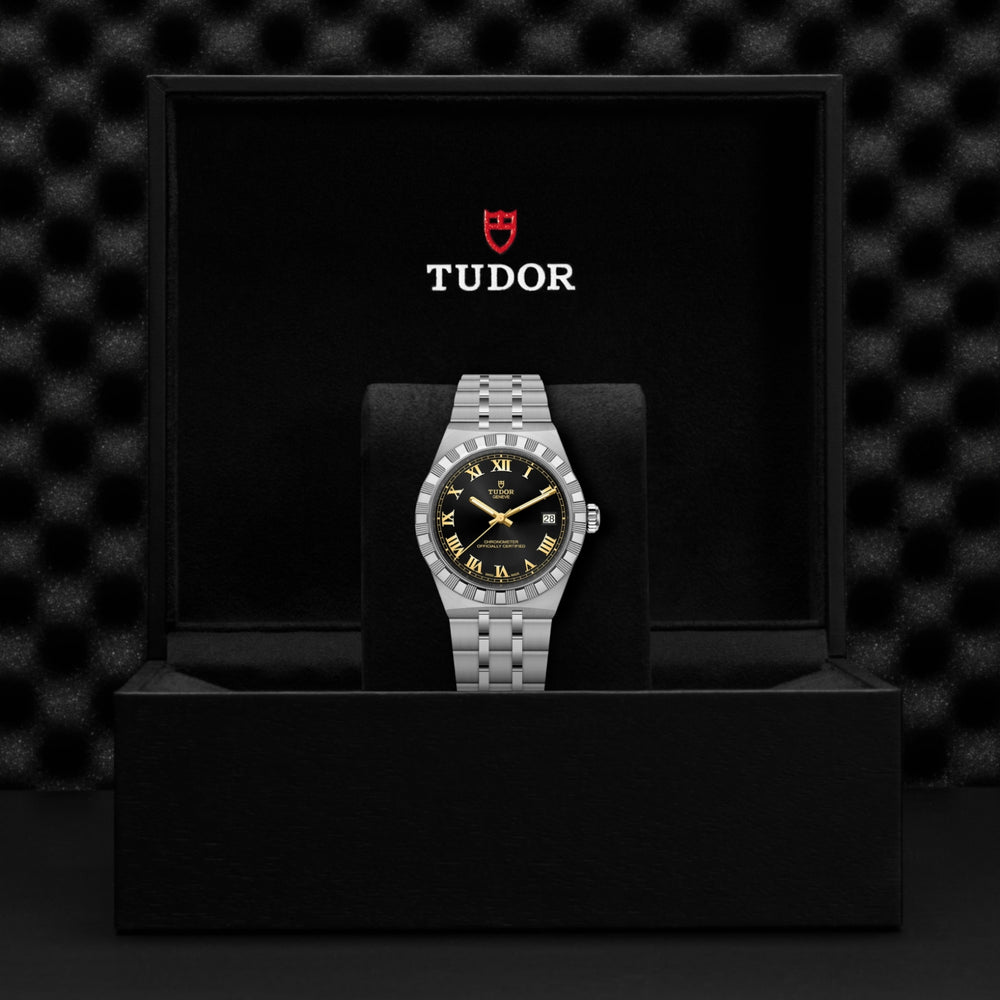 Tudor watch in its presentation box