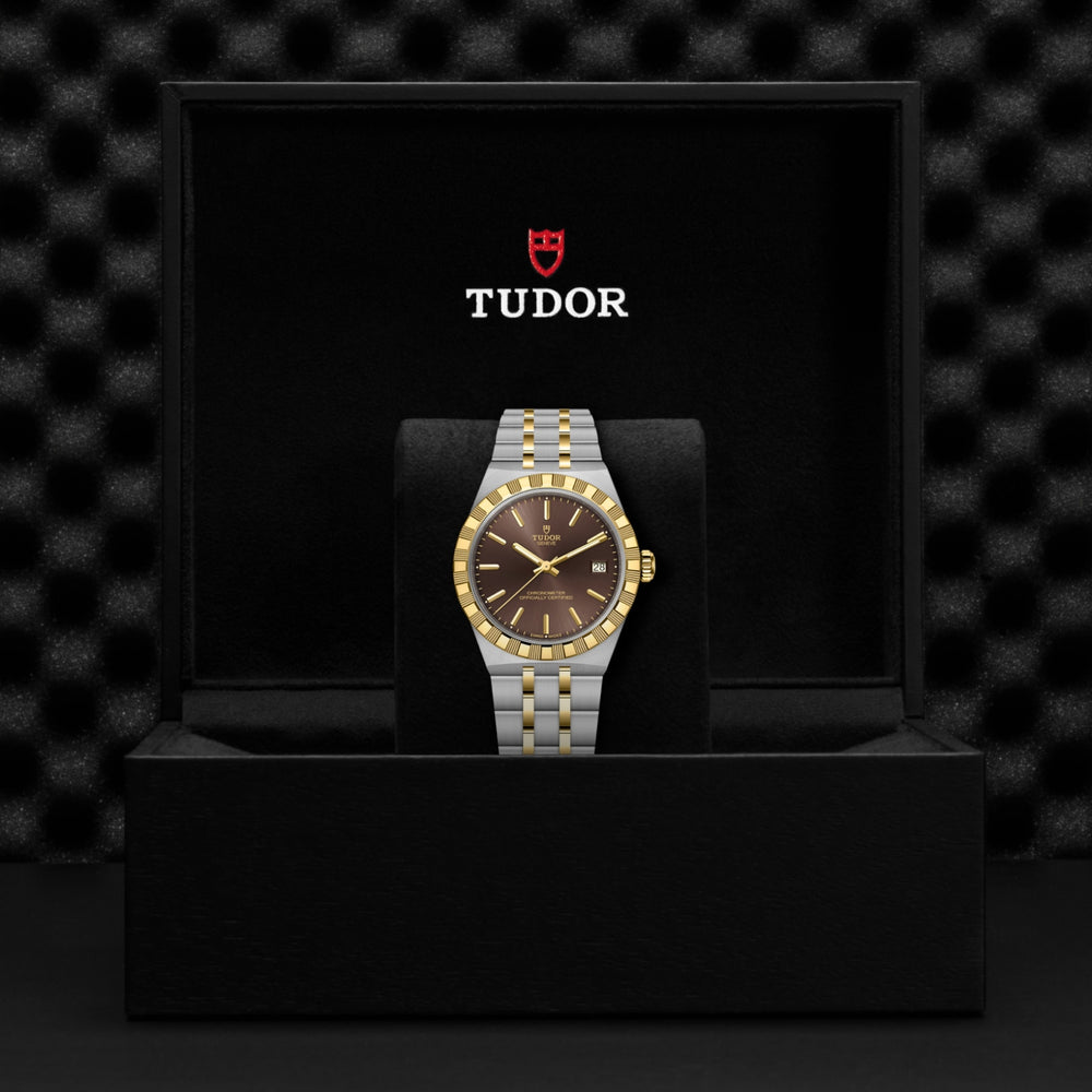 Tudor watch in its presentation box