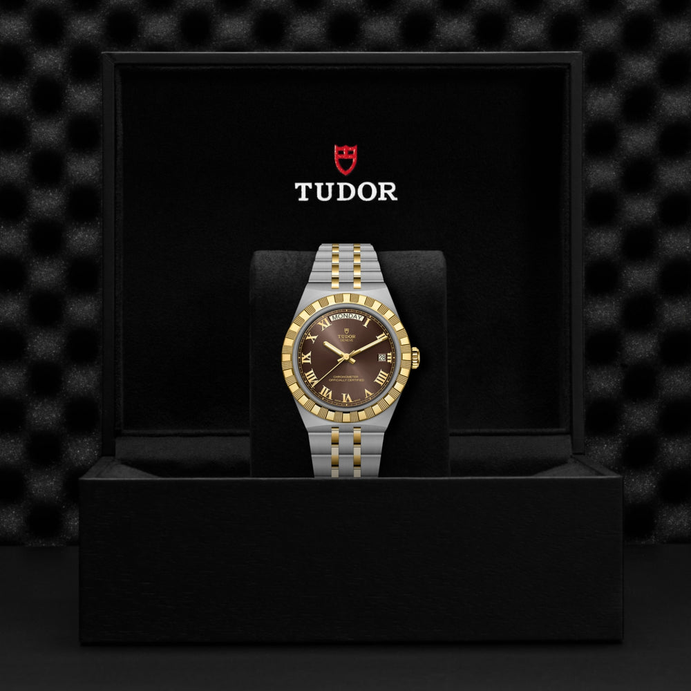 Tudor watch in its presentation box