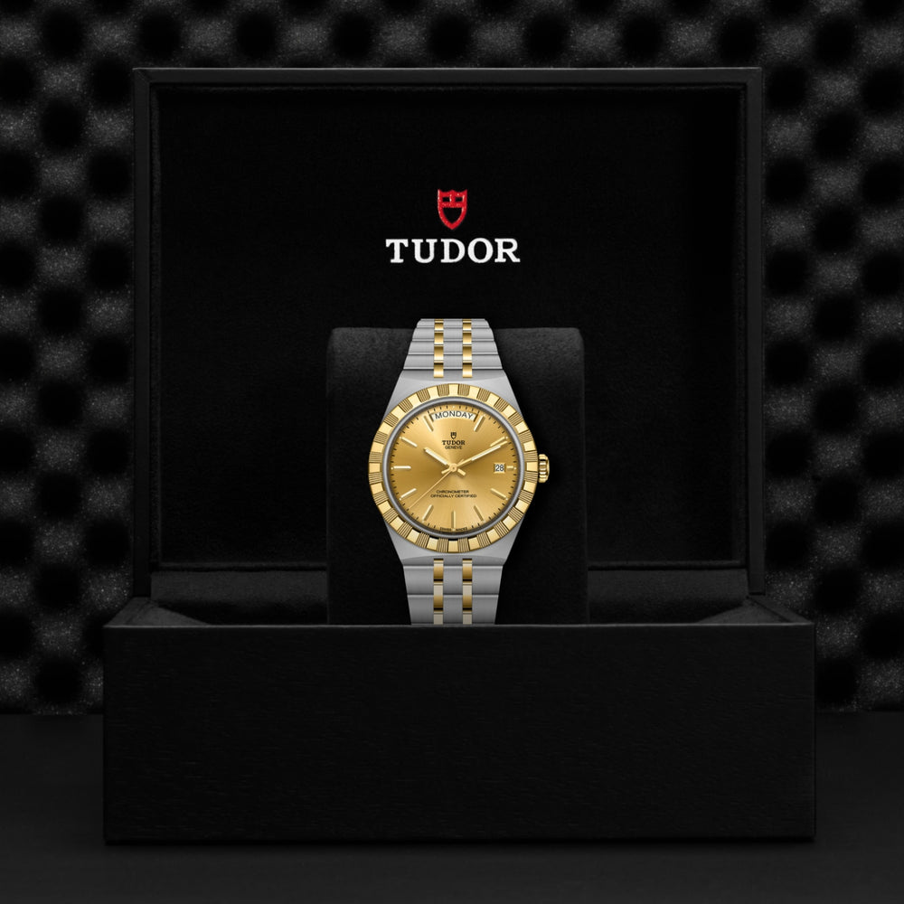 Tudor watch in its presentation box