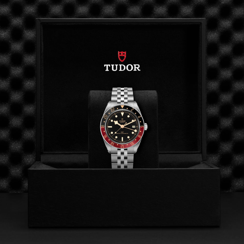 Tudor watch in its presentation box