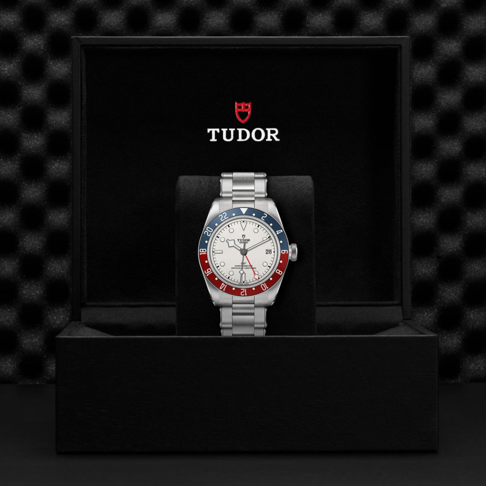 Tudor watch in its presentation box