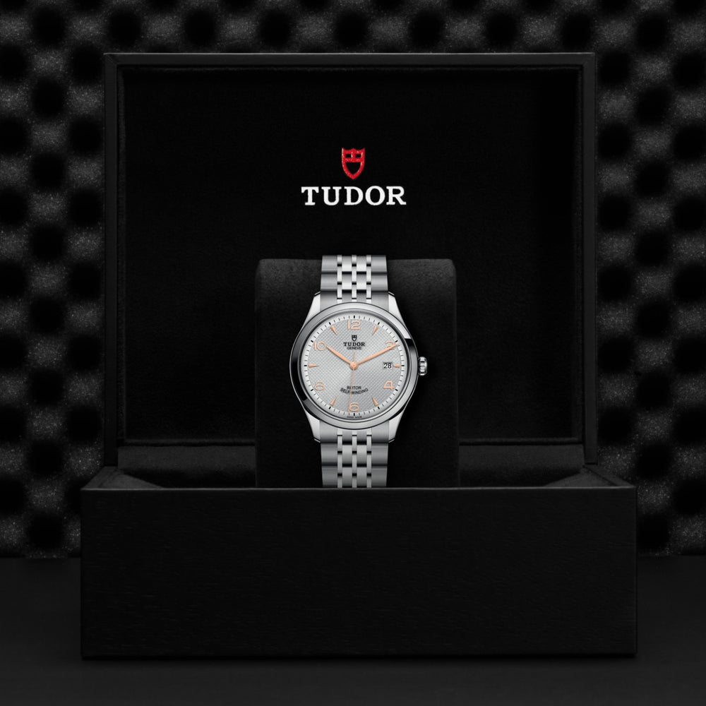 Tudor watch in its presentation box